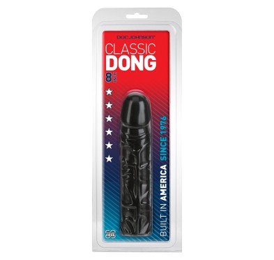 Dildo-classic dong - 8 inch black